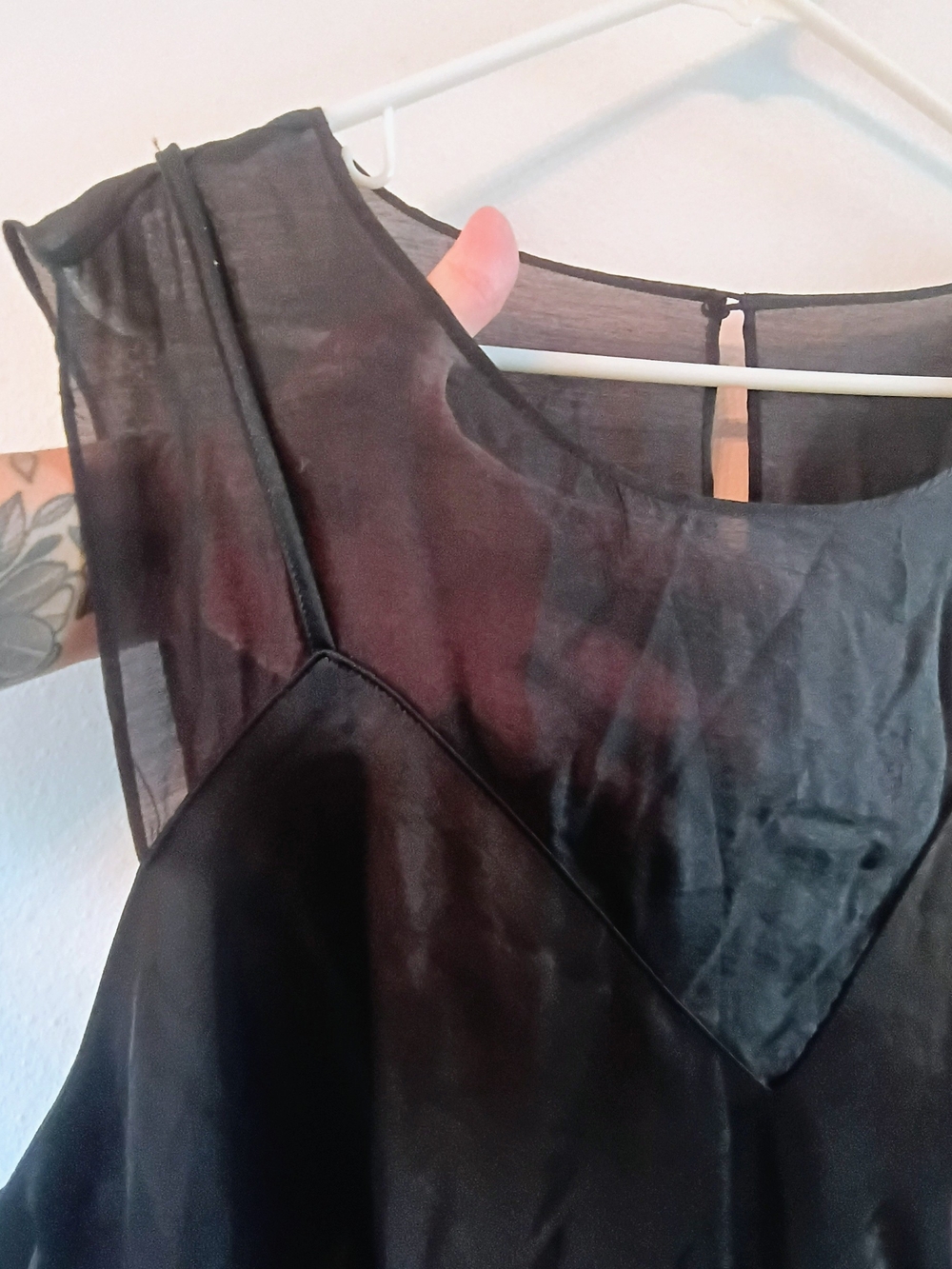 Future Collective Target Black Sheer Mesh Sleeveless Midi Dress NWT Plus 3X - Picture 3 of 12